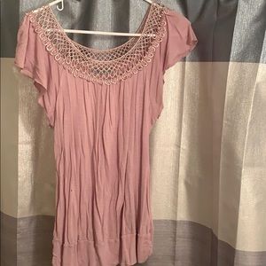 Light pink top